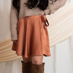 Wrap Mini Skirt